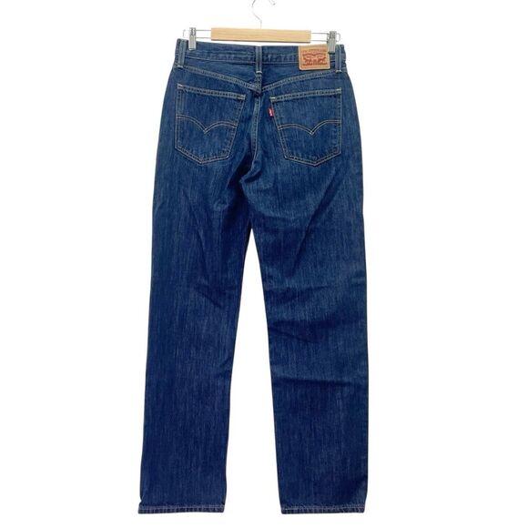 Levi’s Low Pro Straight Leg Jeans Women’s Size 27 Dark Wash 100% Cotton Denim - Picture 3 of 12